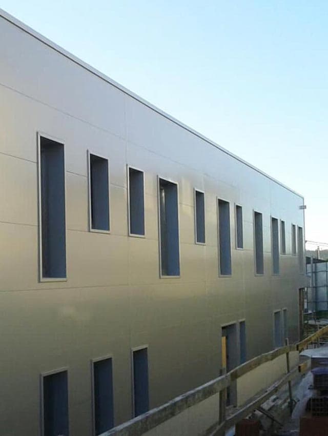 Diferentes tipos de fachadas