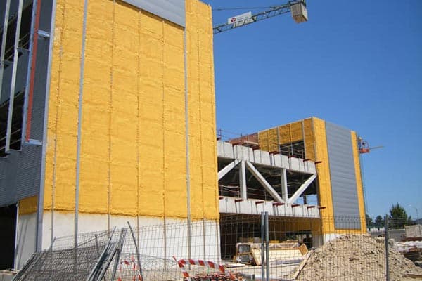 Panel de lana de roca